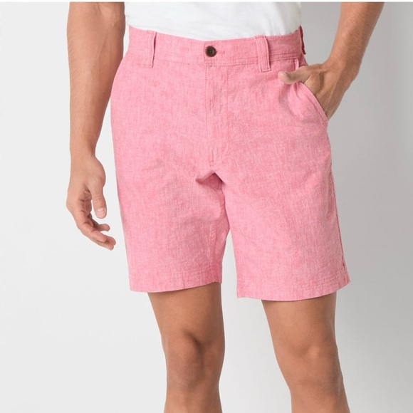 St. John's Bay Other - St. John's Bay Linen 9" Mens Stretch Fabric Chino
Short